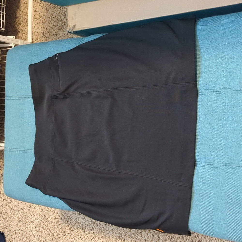Black athletic skirt